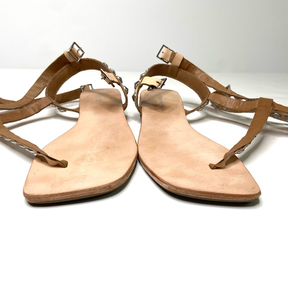 JEFFREY CAMPBELL Silver Studded Leather Gladiator Sandal - Picture 3 of 16